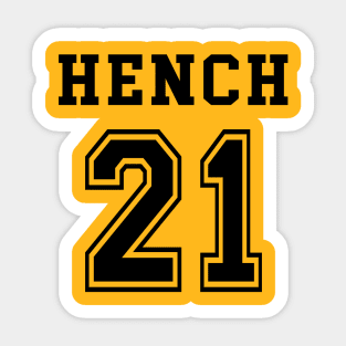 Team Hench (Black) Sticker